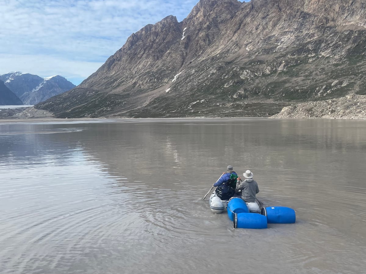 Greenland expedition equipment transfer